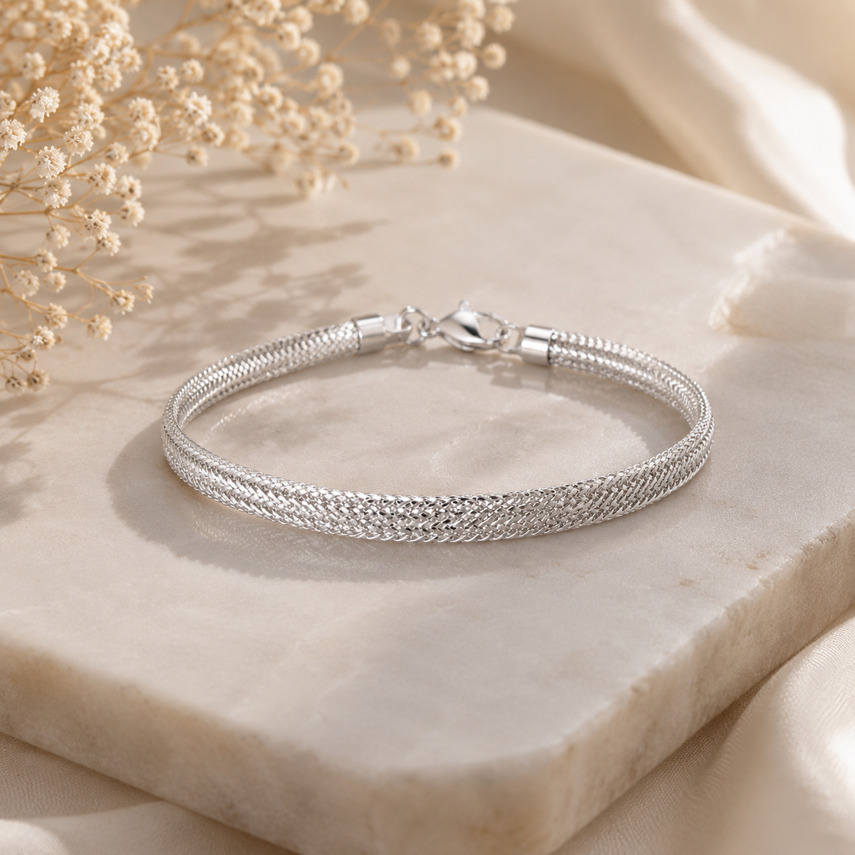 Twisted Weave Bracelet by The 925 Club