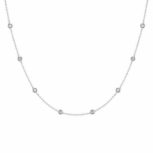 Celeste Solitaire Necklace by The 925 Club - image 2
