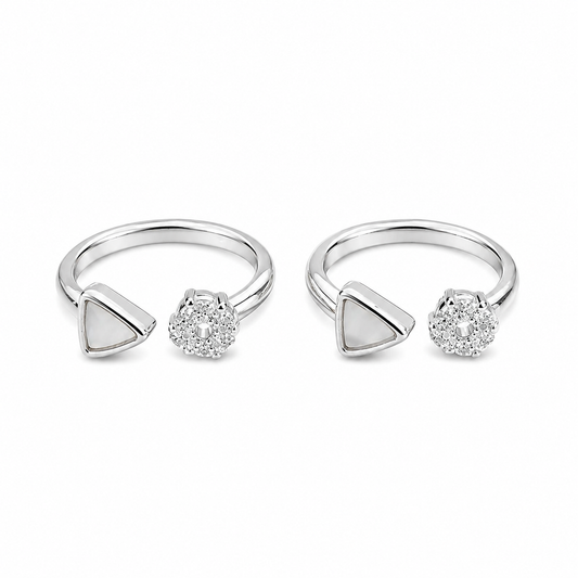 Modern Bloom Toe Ring by The 925 Club - image 2