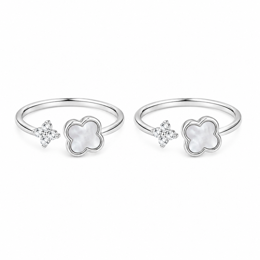 Clover Bloom Toe Ring by The 925 Club - image 2
