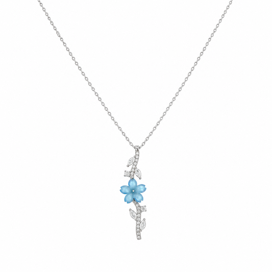 Blue Blossom Vine Pendant by The 925 Club - image 2