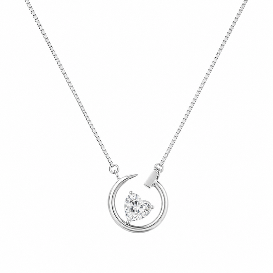 Encased Heart Pendant by The 925 Club - image 2