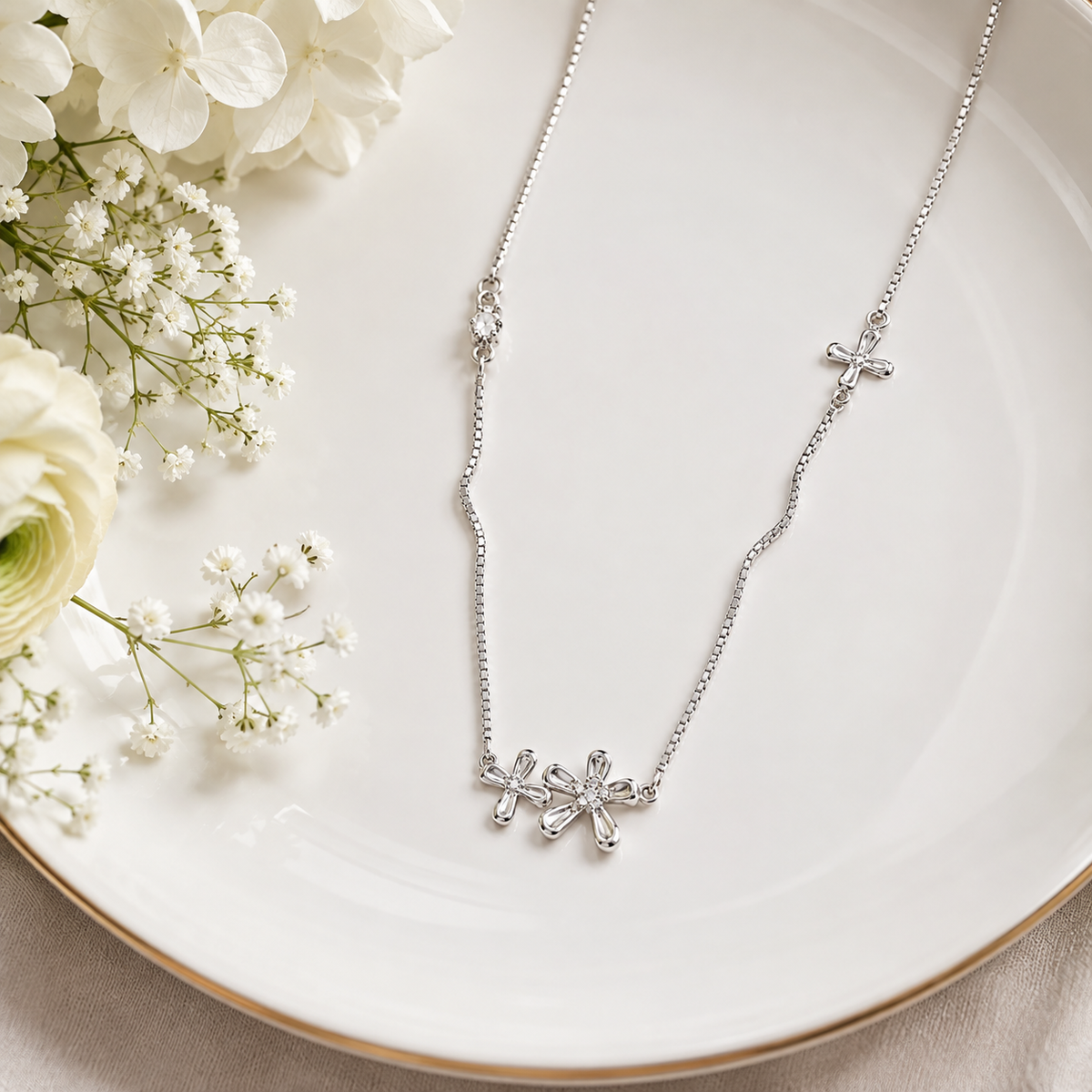 Petal Bloom Necklace by The 925 Club - image 3