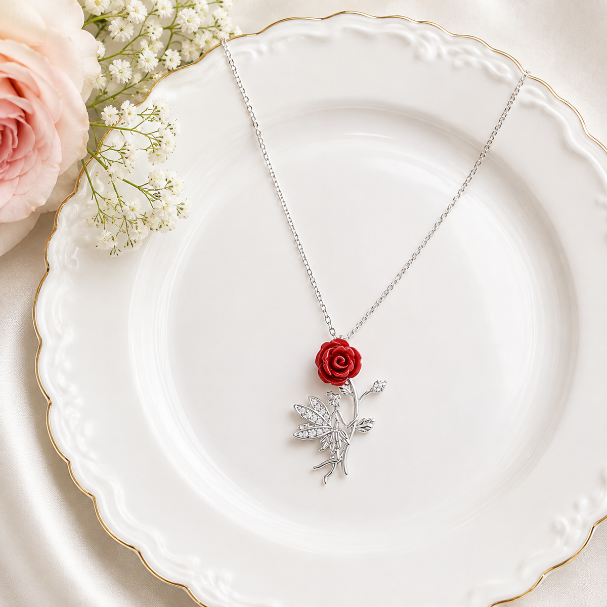 Blooming Love Pendant by The 925 Club - image 3