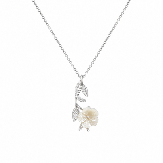 Ivory Blossom Silver Pendant by The 925 Club - image 2