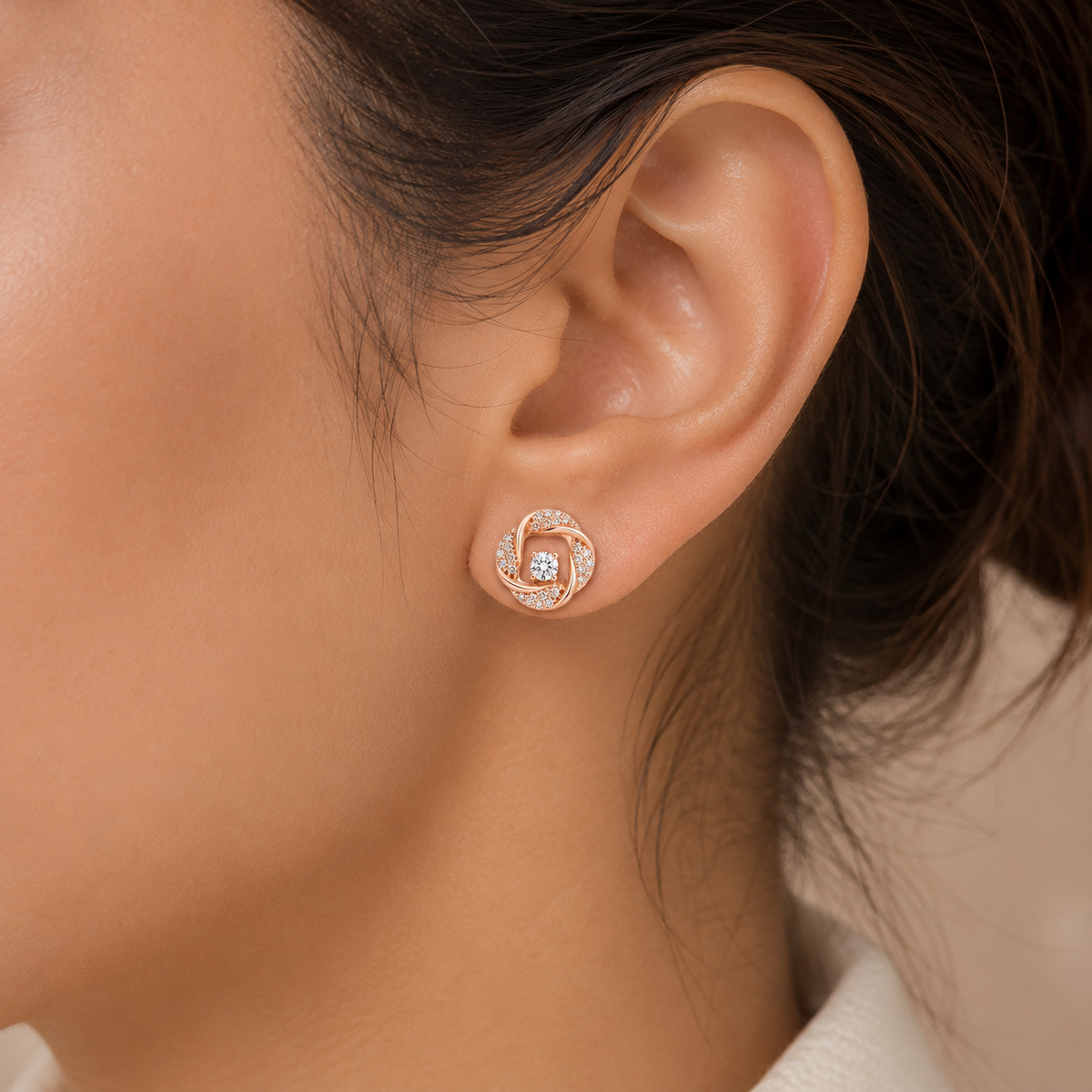 Radiant Loop Studs by The 925 Club - image 3