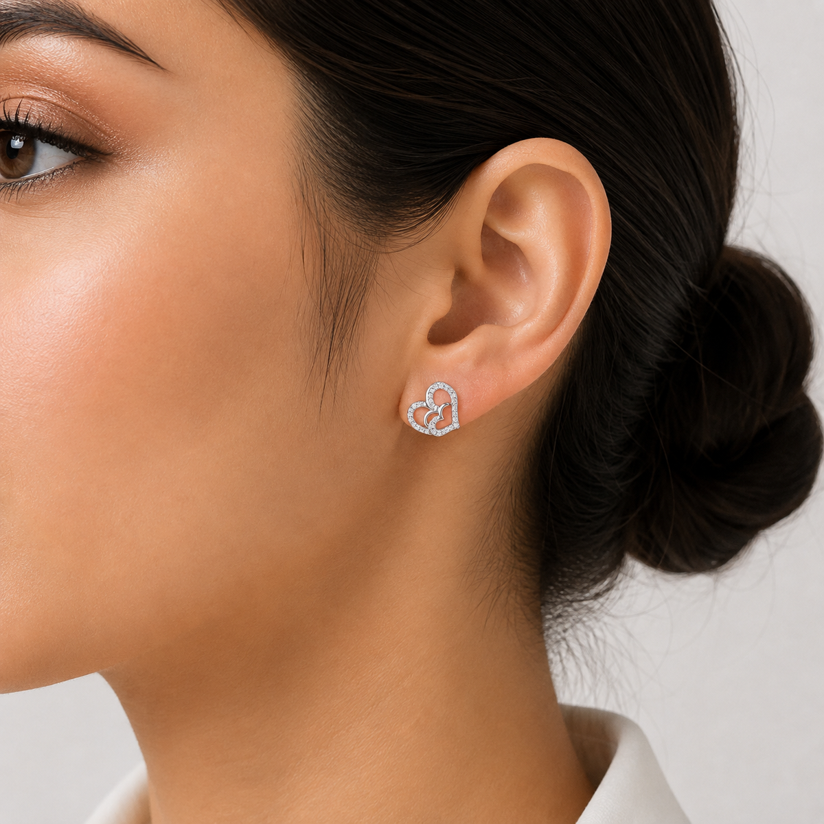 Eternal Embrace Studs by The 925 Club - image 3