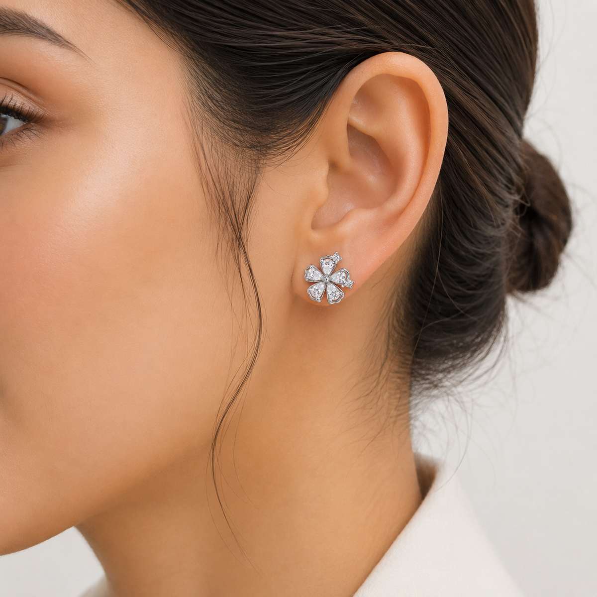 Flora Gleam Earrings by The 925 Club - image 3