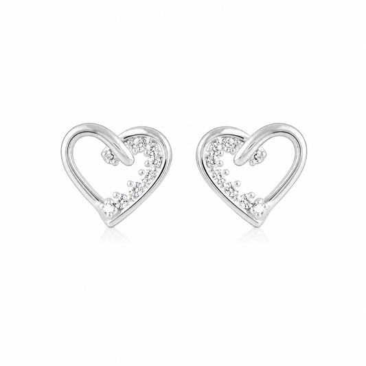 Sweetheart Shine Studs by The 925 Club - image 2