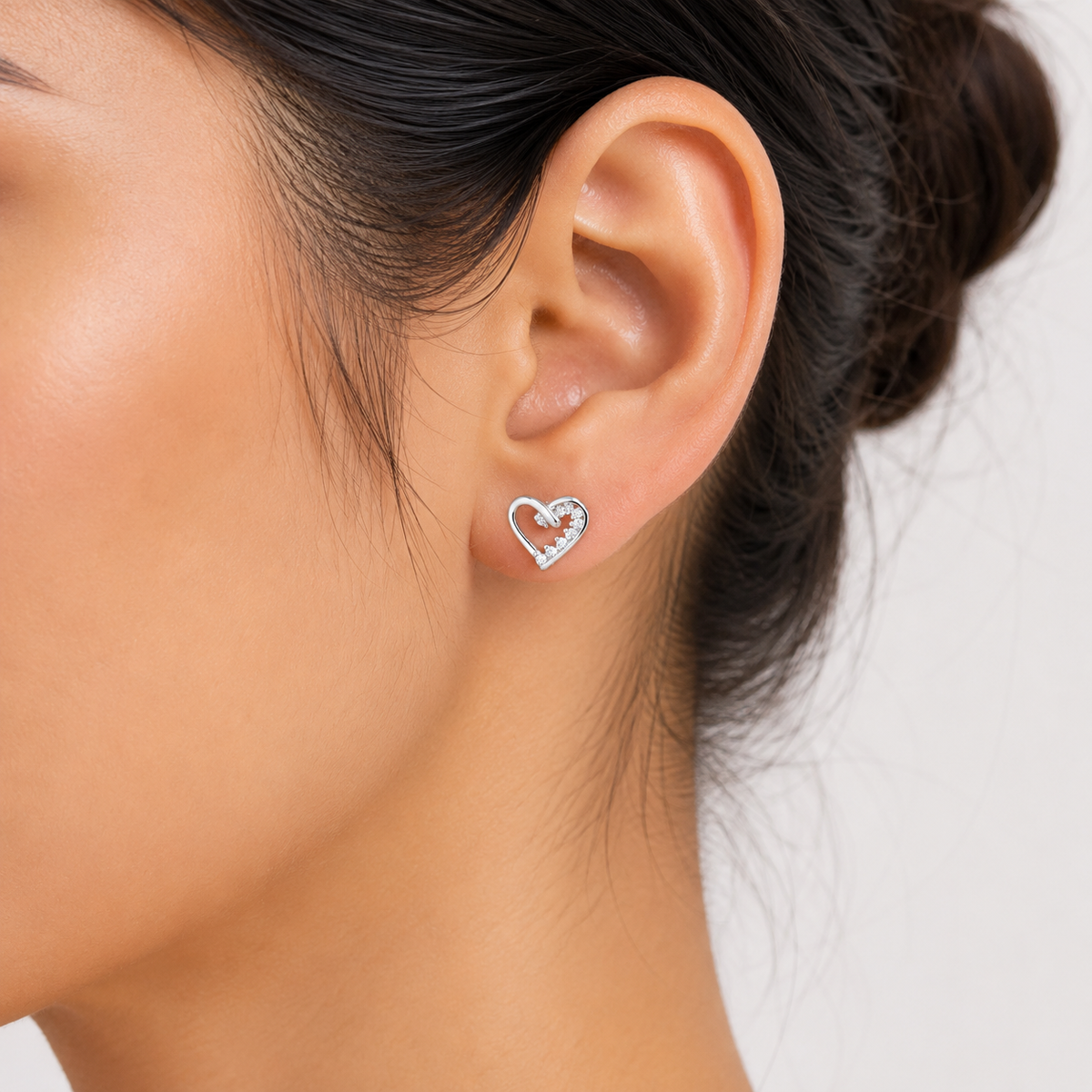 Sweetheart Shine Studs by The 925 Club - image 3