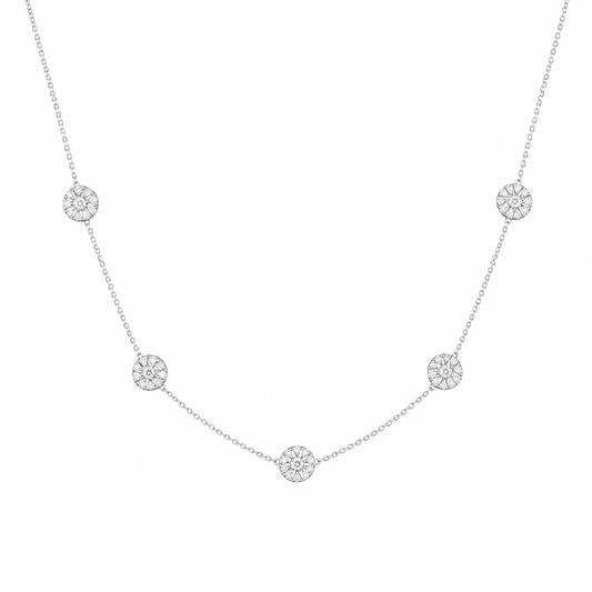 Snow Blossom Necklace by The 925 Club - image 2