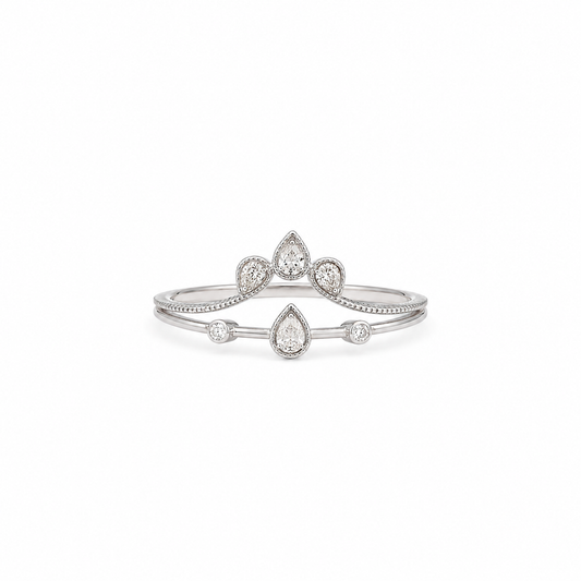 Crown Adjustable Ring by The 925 Club - image 2
