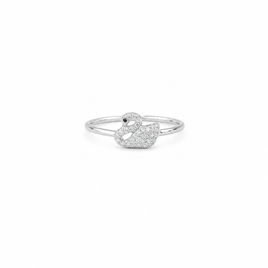 Royal Swan Adjustable Ring by The 925 Club - image 2
