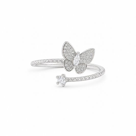 Butterfly Bliss Adjustable Ring by The 925 Club - image 2