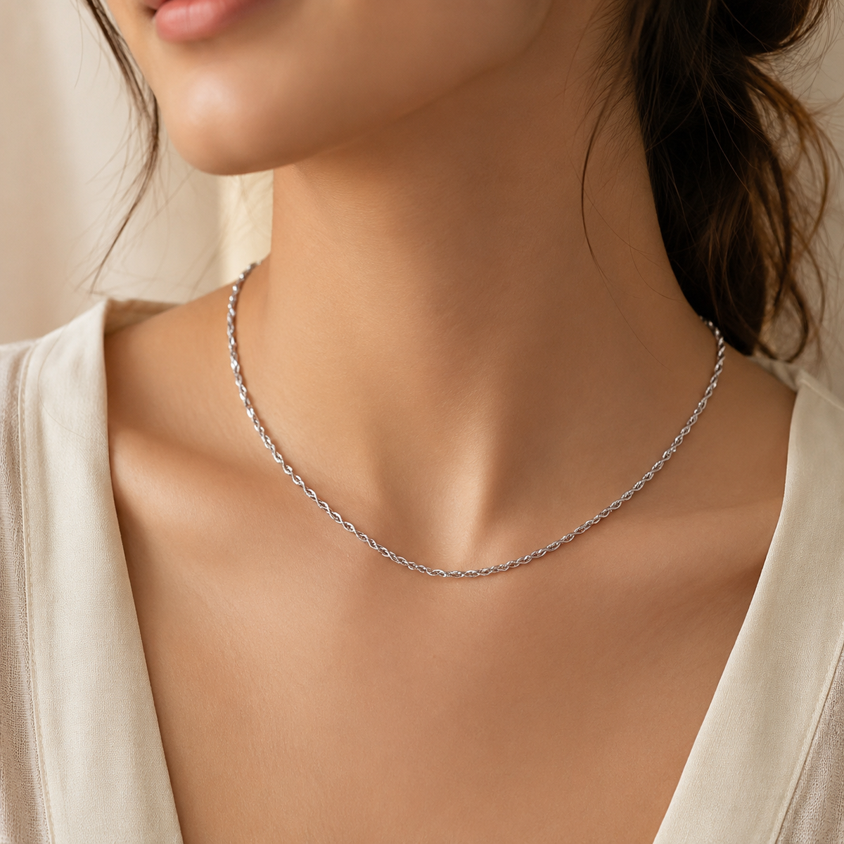 Infinity Twist Chain by The 925 Club