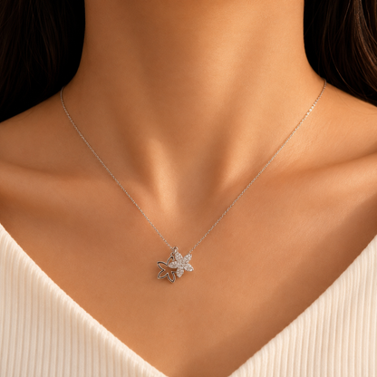 Bloom Spark Pendant by The 925 Club