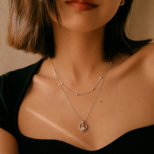 Radiant Heart Solitaire by The 925 Club