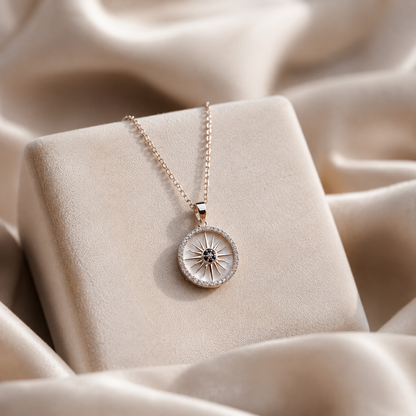 Celestial Compass Medal by The 925 Club