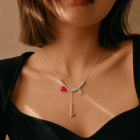 Enchanted Heart Key by The 925 Club