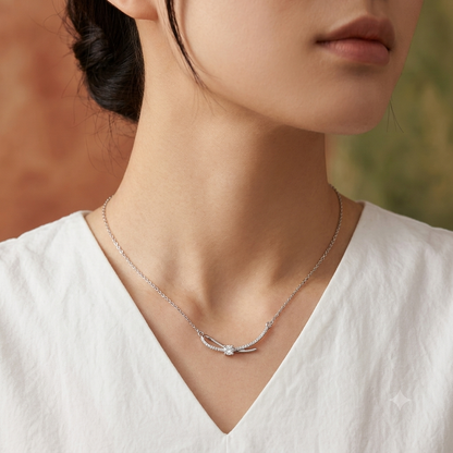 Luminous Ribbon Knot by The 925 Club