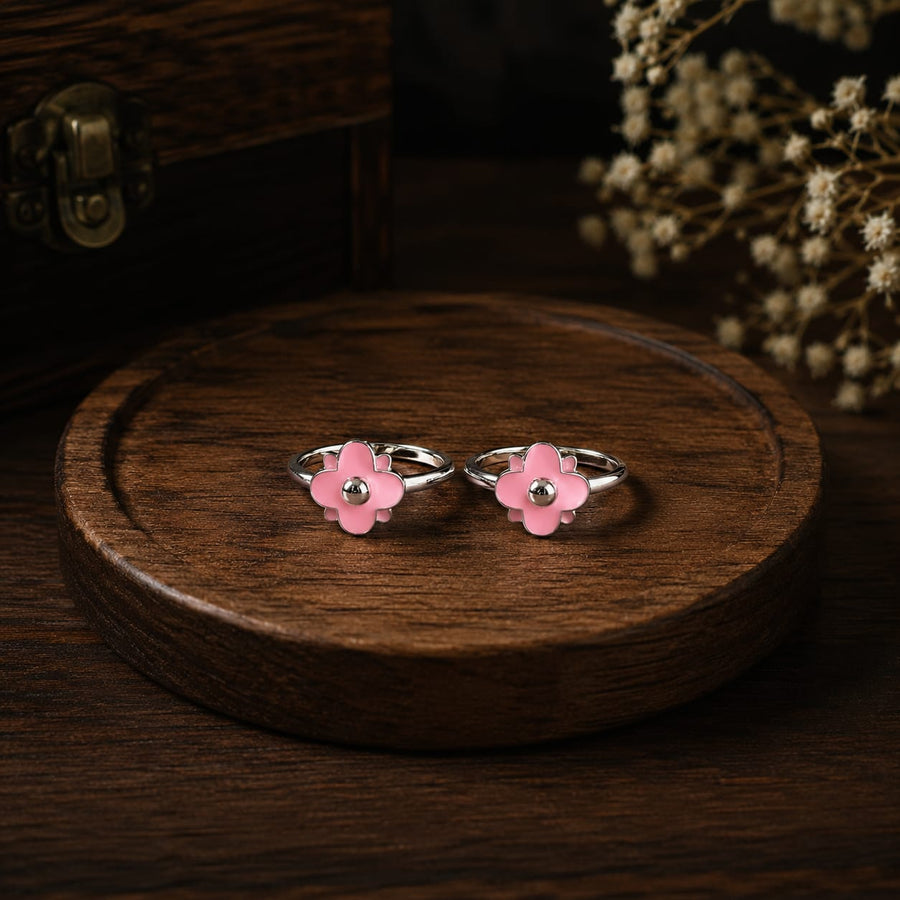 Blush Blossom Toe Ring