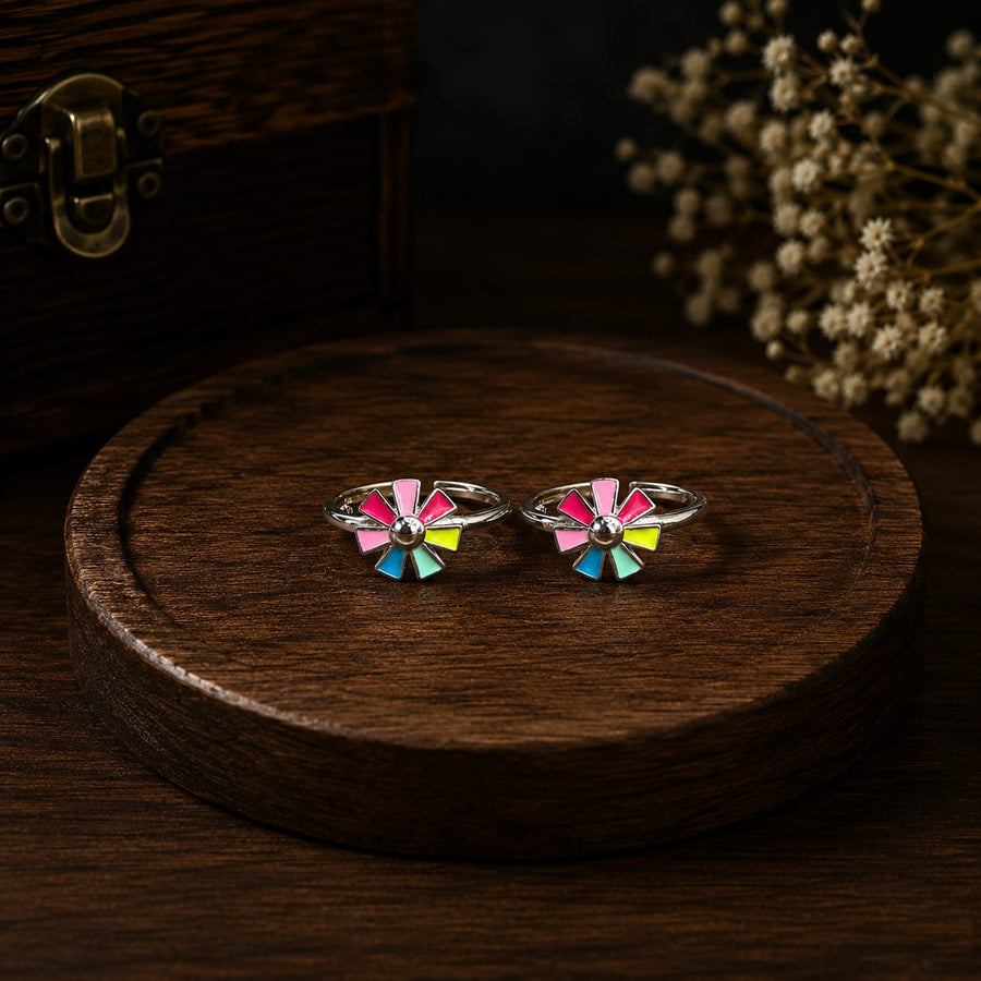 Floral Fiesta Toe Ring