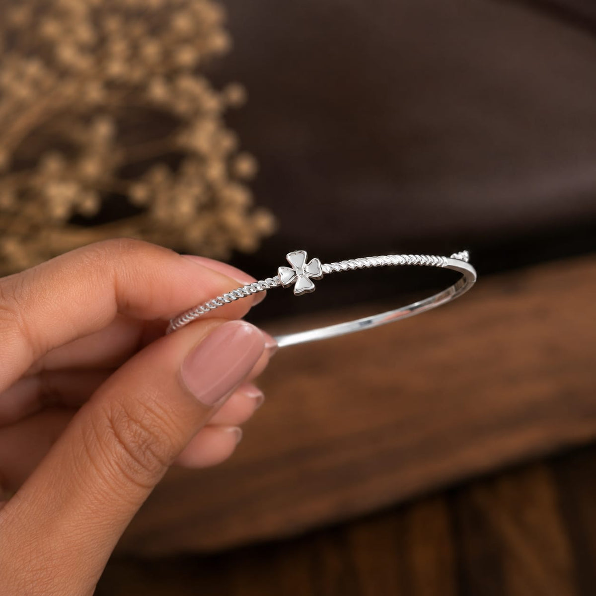 Lucky Clover Bracelet by The 925 Club