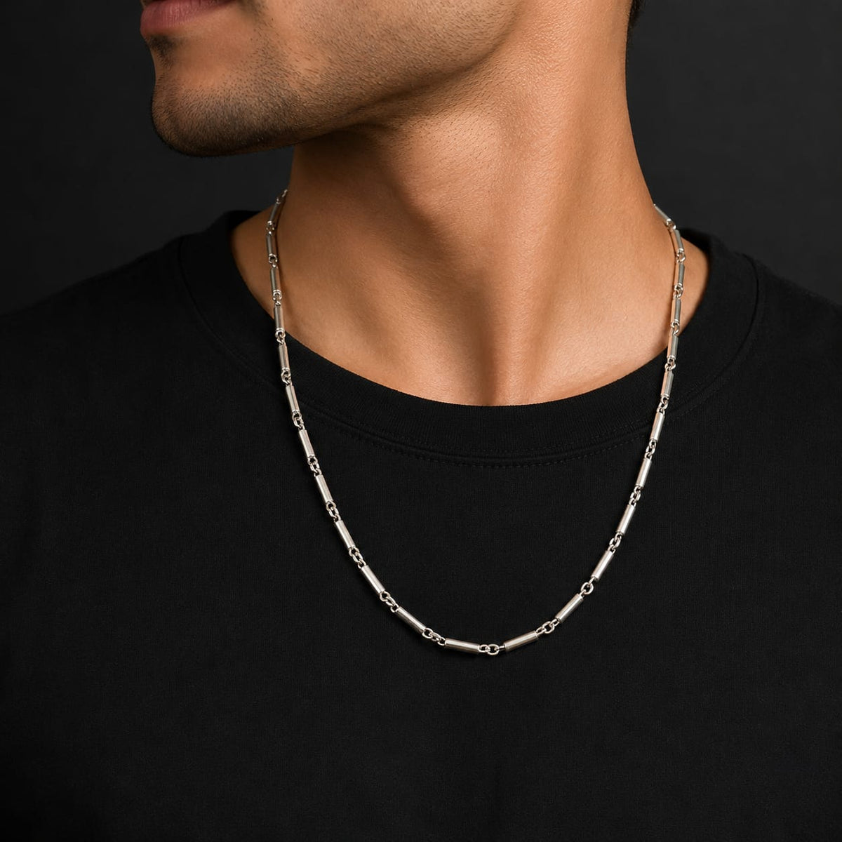 Classic Bar Chain by The 925 Club