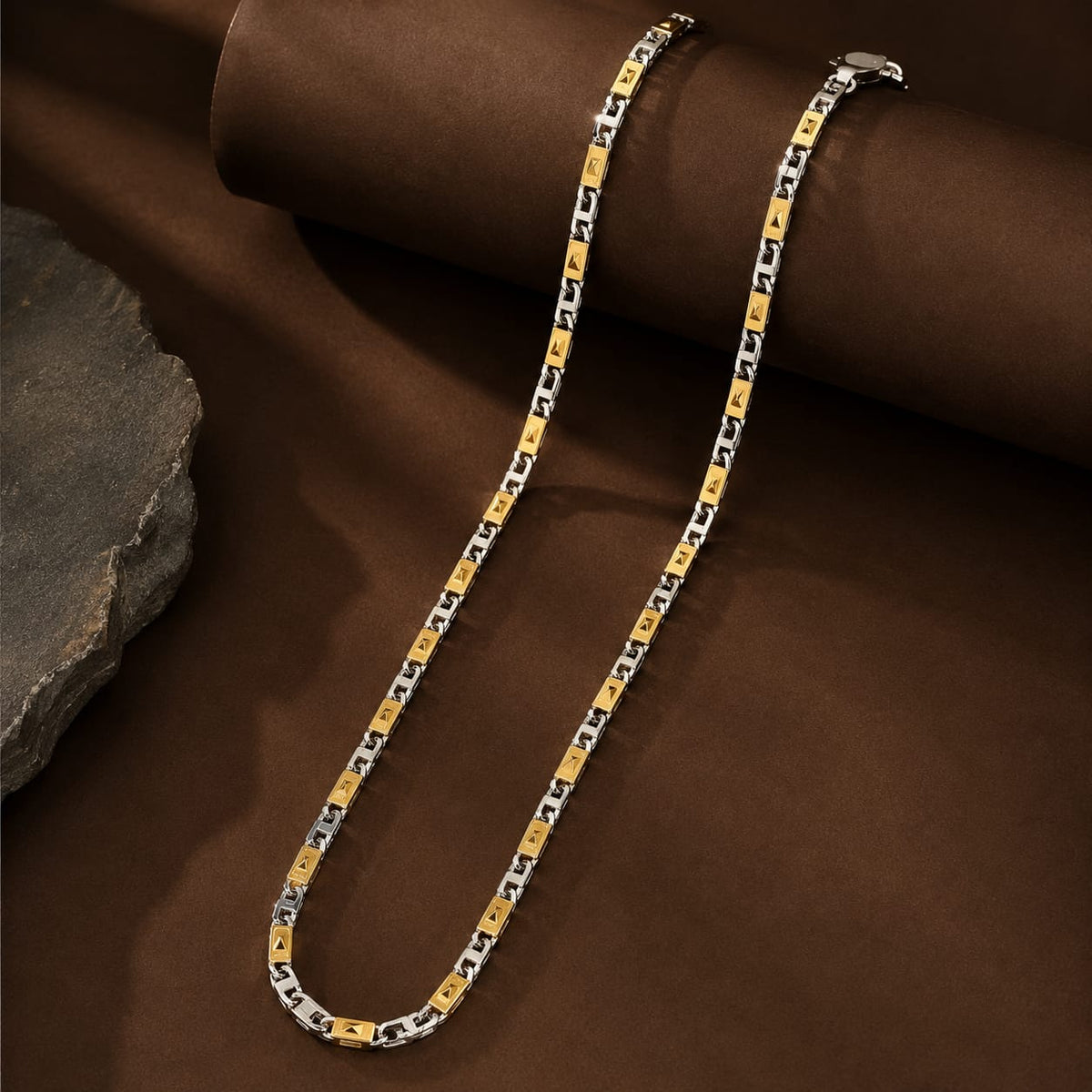 Gold Accent Link Chain by The 925 Club