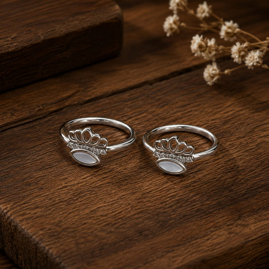 Royal Tiara Toe Ring by The 925 Club