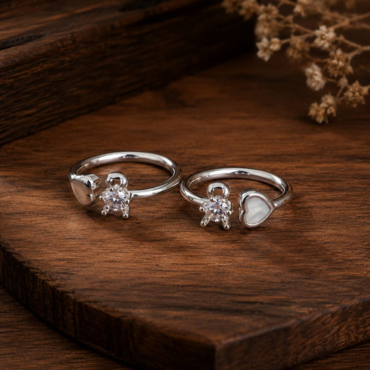 Love Charm Toe Ring by The 925 Club