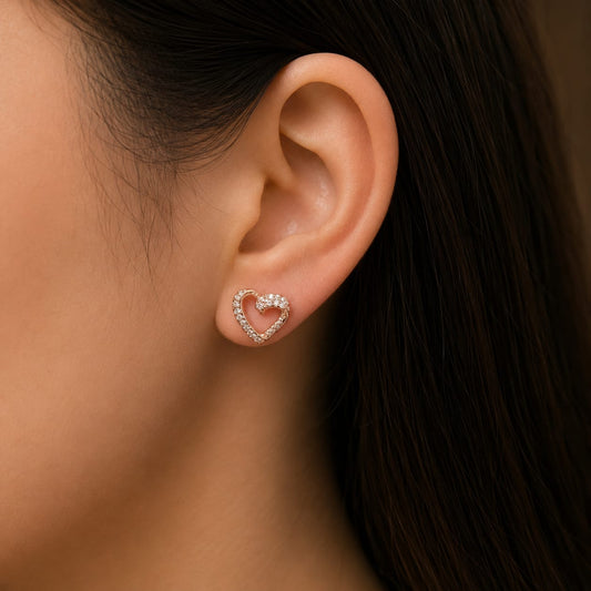 Endless Love Studs by The 925 Club