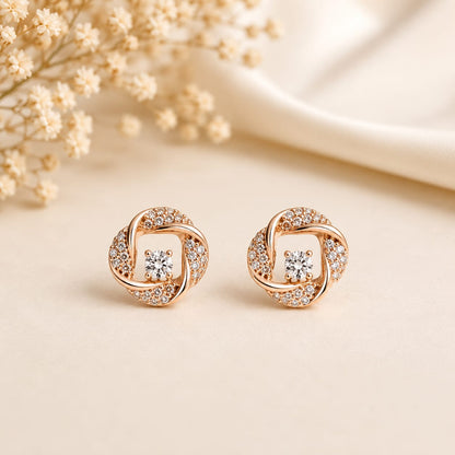 Radiant Loop Studs by The 925 Club