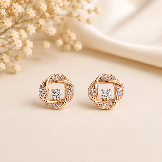 Radiant Loop Studs by The 925 Club