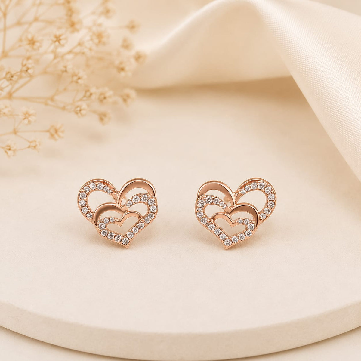Forever Together Studs by The 925 Club