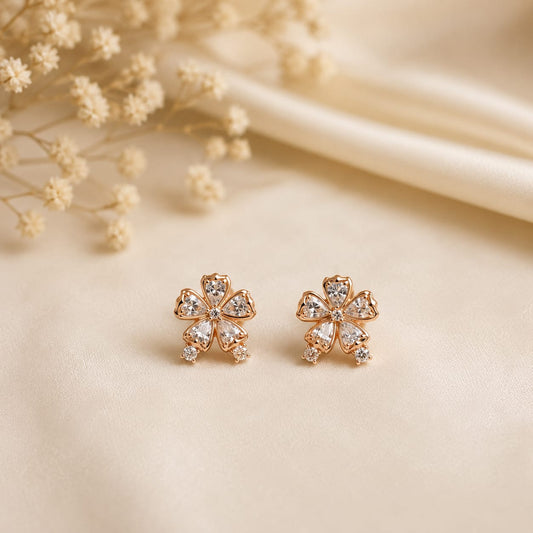 Lucky Bloom Studs by The 925 Club