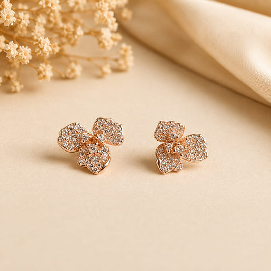 Blossom Luxe Studs by The 925 Club