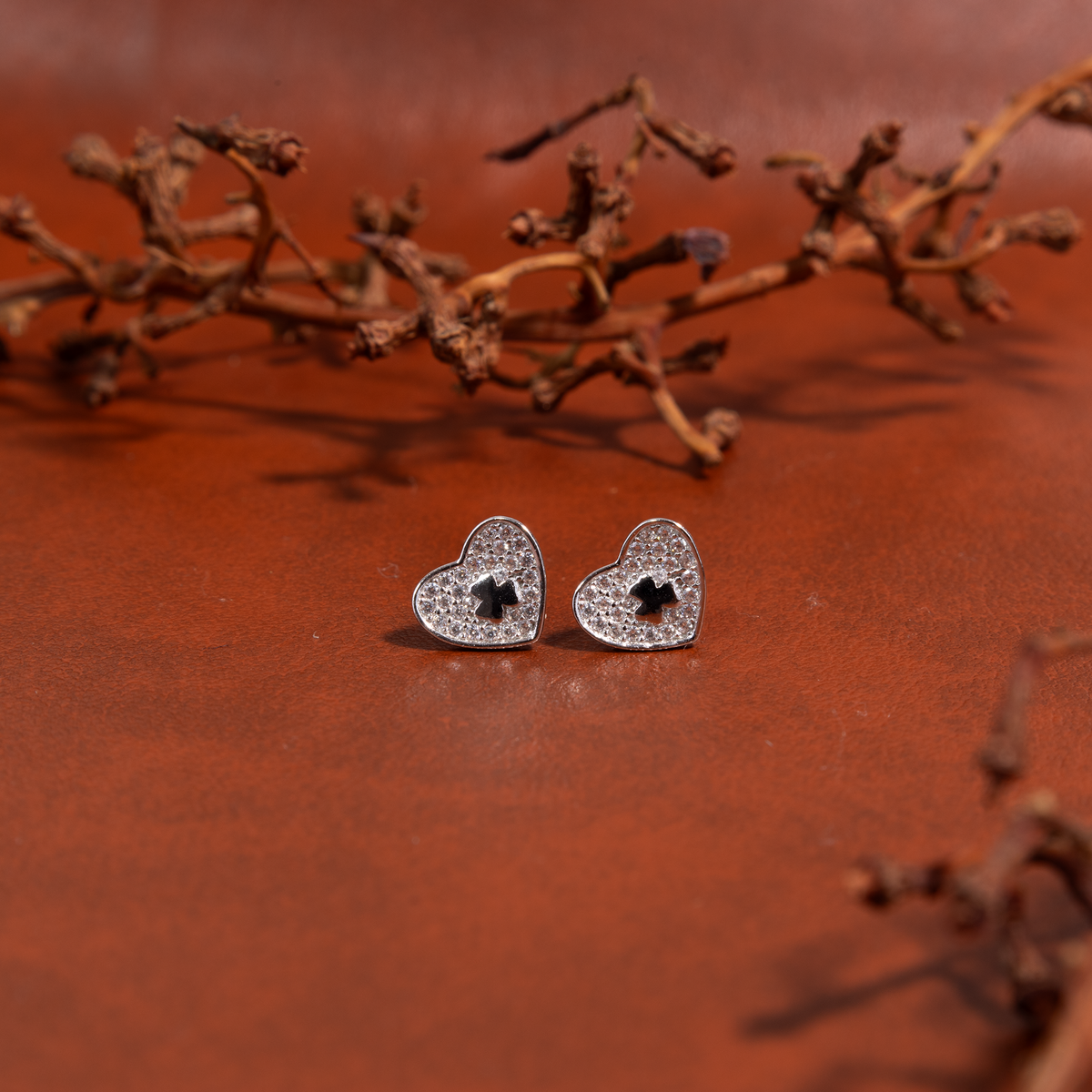 Heart Bloom Earring by The 925 Club