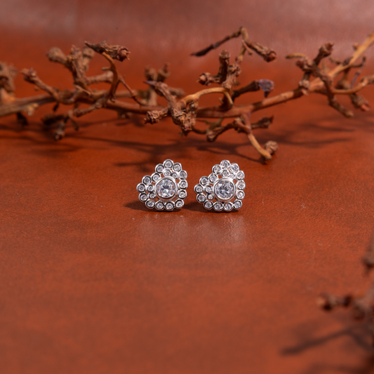 Grace Halo Studs by The 925 Club