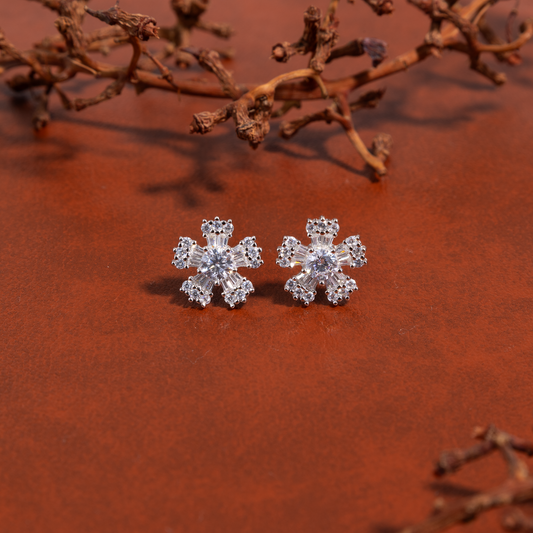 Sparkle Flora Earrings by The 925 Club