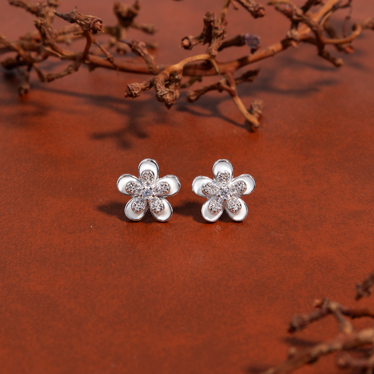 Bloom Shine Earrings by The 925 Club