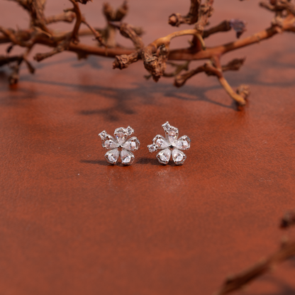 Flora Gleam Earrings by The 925 Club