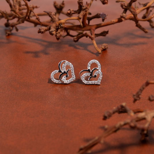Eternal Embrace Studs by The 925 Club