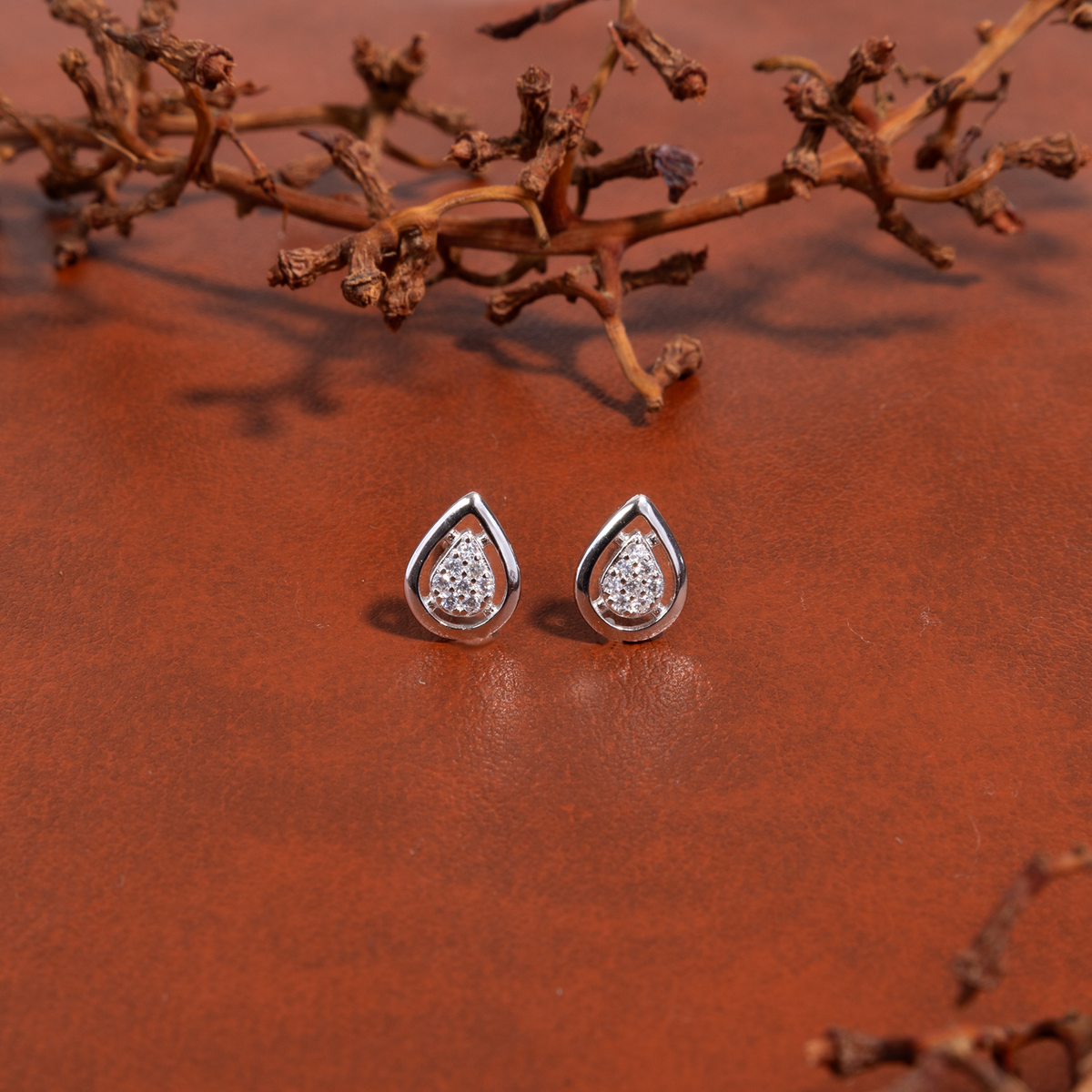 Shimmer Drop Earrings by The 925 Club