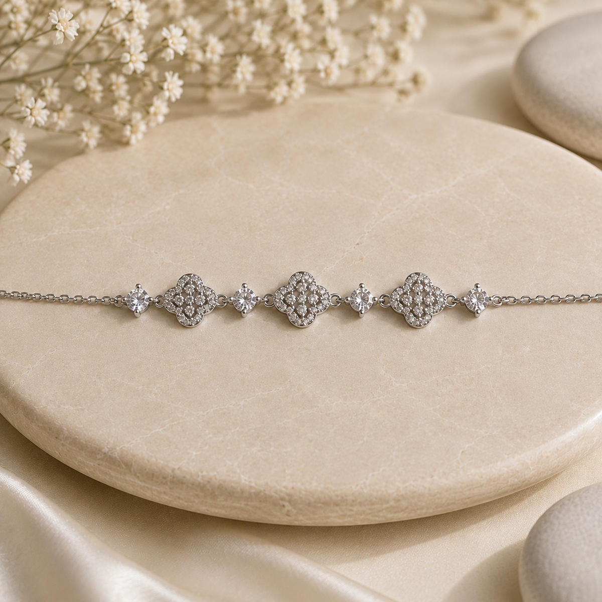 Clover Spark Bracelet by The 925 Club