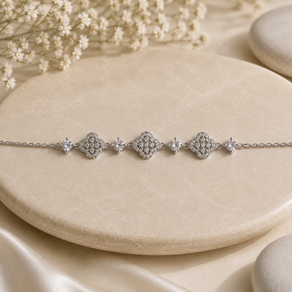 Clover Spark Bracelet by The 925 Club