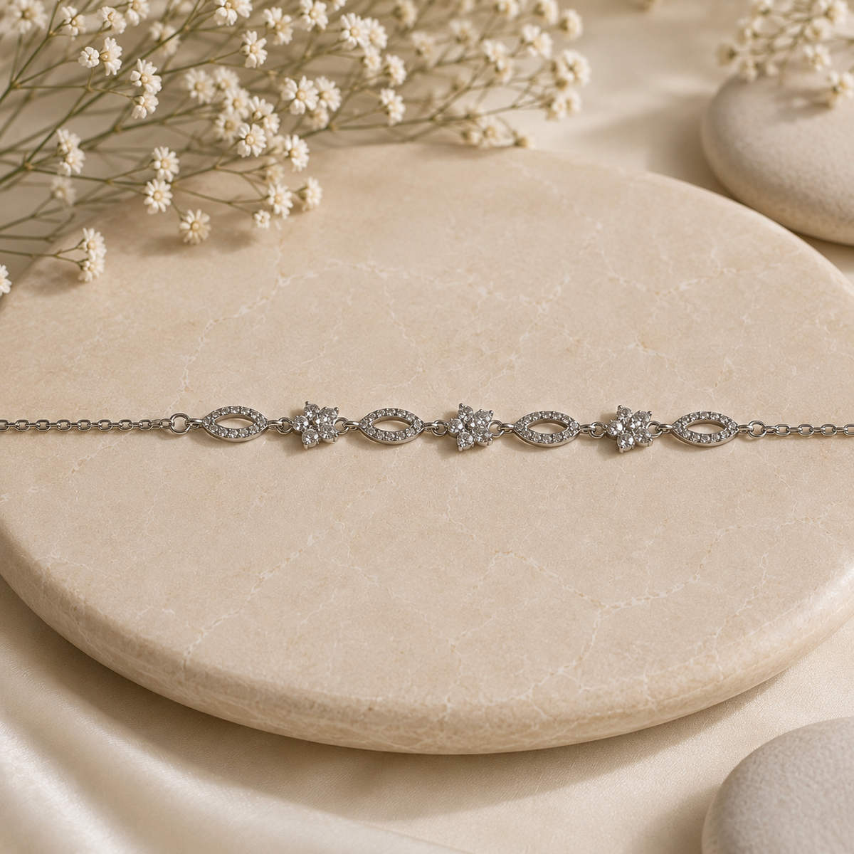 Petal Spark Bracelet by The 925 Club