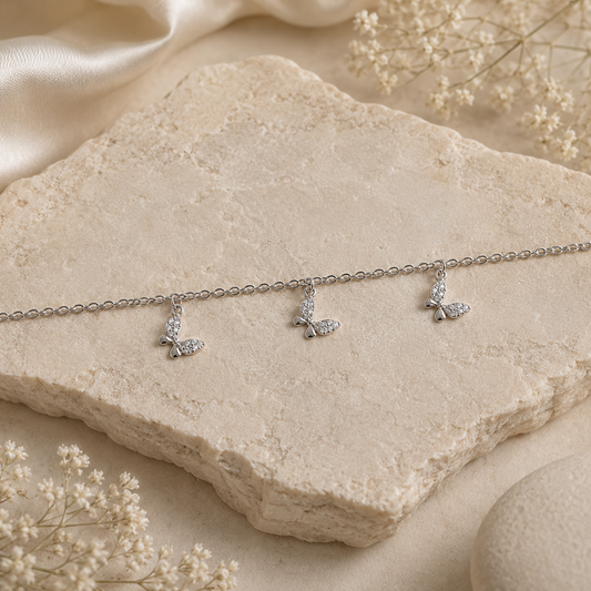 Flutter Charm Bracelet by The 925 Club