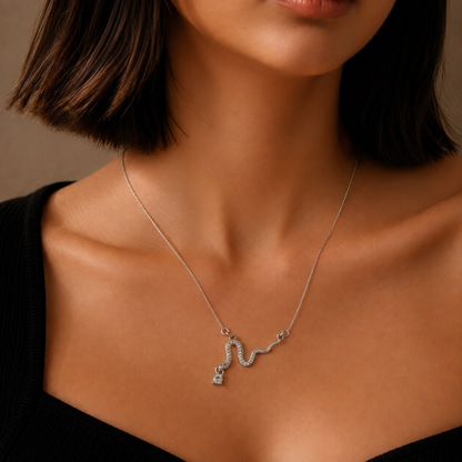 Serpent Spark Pendant by The 925 Club