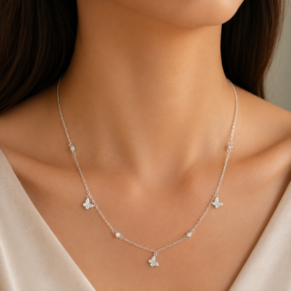 Butterfly Radiance Necklace by The 925 Club